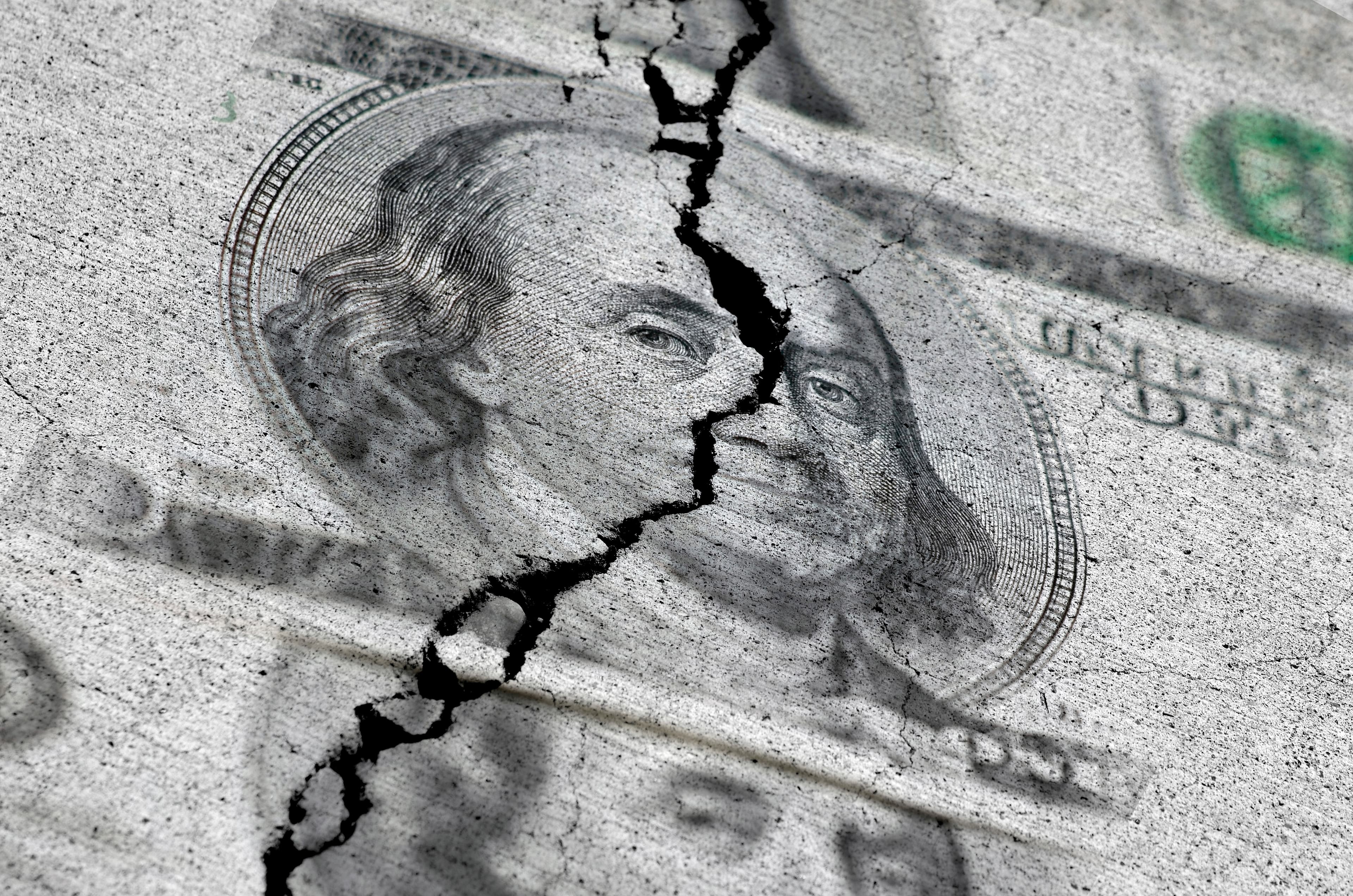 Zerissener Dollar
